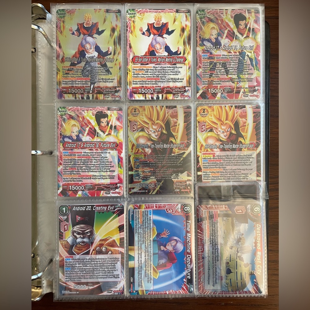 Dragon Ball Super CCG Perfect Combination Near Complete Set Foils Non Foils